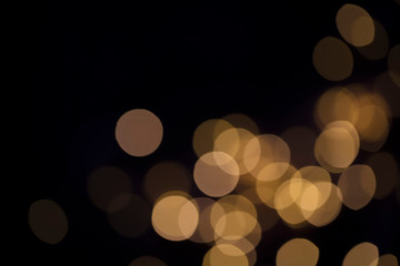 Gold abstract bokeh background, Festive and celebration background
