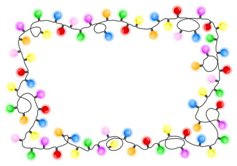 chain of colorful lights