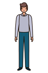 young man avatar character