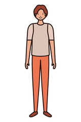 young man avatar character