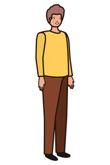 young man avatar character