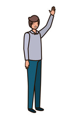 young man avatar character