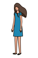 Fototapeta premium young woman avatar character