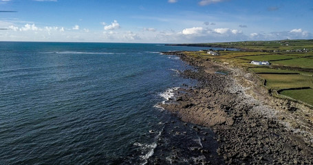 Rocky Shoreline in Clahane, Ireland.