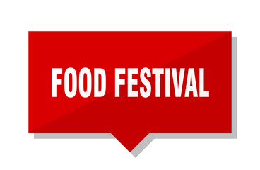 food festival red tag