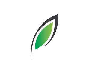 Tree leaf vector logo design