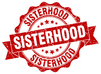 Obraz premium sisterhood stamp. sign. seal