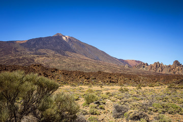 Beautiful landscape of  Teide national park, Tenerife, Canary island, Spain