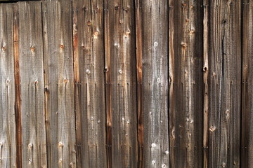 古い木の板塀 - Old wooden fence