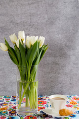 Tulip in the vase
