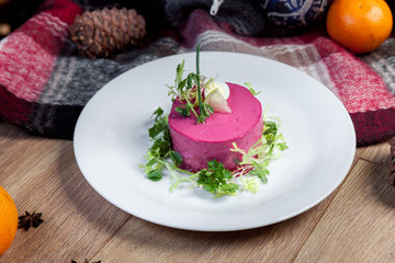  Russian New Year's salad, herring under a fur coat