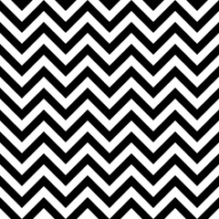 Retro Nahtloses Muster Chevron Schwarz/Weiß Groß © Jan Engel