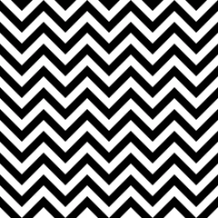 Retro Nahtloses Muster Chevron Schwarz/Weiß Groß © Jan Engel