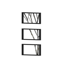 Isometric interior decoration