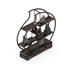 Isometric interior decoration