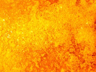 Salt granules on gold background