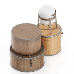 Isometric interior decoration