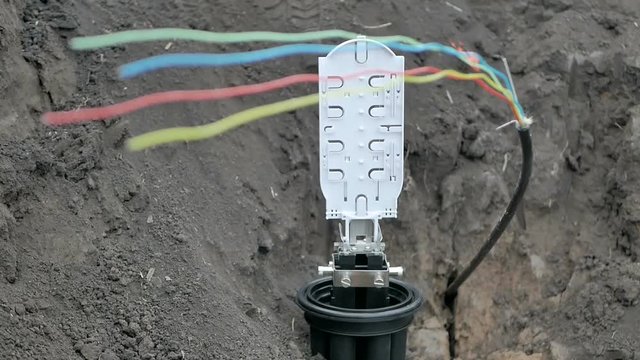 Installation of an Internet cable