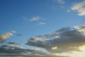 Obraz premium blue sky with clouds