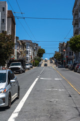 Fototapeta na wymiar Union Street in San Francisco, California