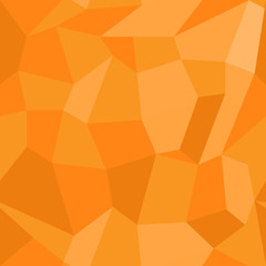 Abstract vector seamless pattern in polygonal style. Geometric background of orange polygons. EPS10. Can be used as print on cover or cloth.