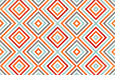 Watercolor geometrical pattern.