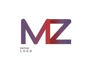 MZ Initial Logo for your startup venture