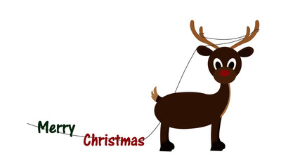 Merry Christmas Reindeer
