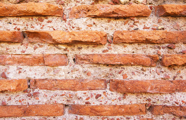 texture of the pebble wall.