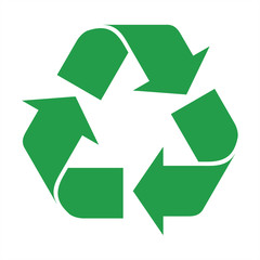 Fototapeta premium Recycle icon vector
