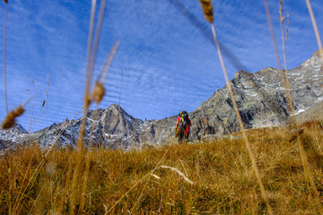 Camminando verso il Pizzo Andolla