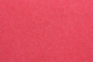 Red fabric texture for background.