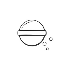 Cosmetic tube icon. Element of woman makeup icon for mobile concept and web apps. Detailed Cosmetic tube icon can be used for web and mobile