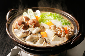 牡蠣鍋　Oyster hot pot