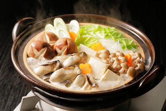 牡蠣鍋　Oyster hot pot