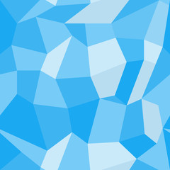 Abstract vector seamless geometric pattern in polygonal style. Background of blue polygons. EPS10. Can be used as print on cover or cloth.