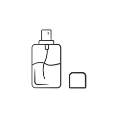 Jar of women's perfume icon. Element of woman makeup icon for mobile concept and web apps. Detailed Jar of women's perfume icon can be used for web and mobile