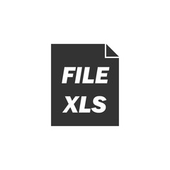 XLS icon flat