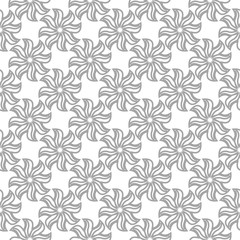Gray seamless pattern on white background