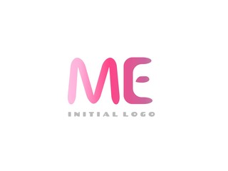 ME Initial Logo for your startup venture
