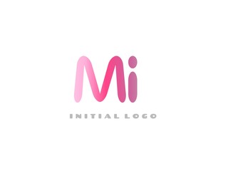 MI Initial Logo for your startup venture