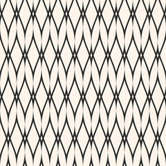 Fototapeta premium Vector ornamental seamless pattern. Texture of mesh, lace, weaving, lattice