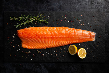 Salmon fish fillet
