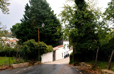Naklejka premium Beautiful view of Fuenteheridos, a typical andalusian town (Spain)