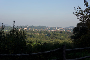 Paesaggio dal parco di Montevecchia