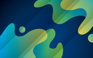 Green fluid abstract background vector