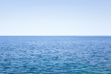 View on open sea