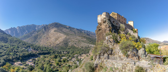 Citadel of Corte (Corsica) - panoramic view