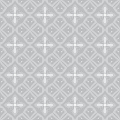 Gray royal pattern. The Seamless vector background