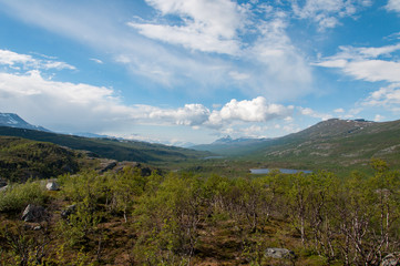 Fototapeta na wymiar Valley in northern Norway